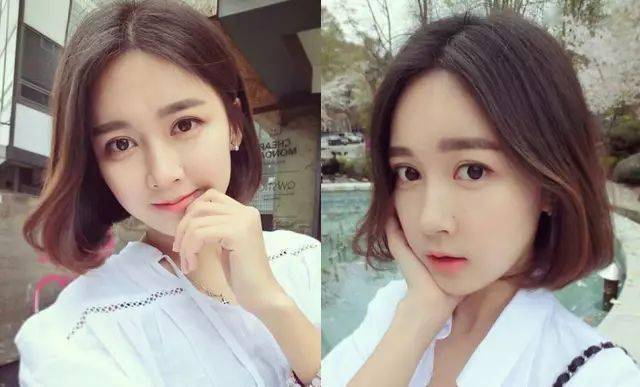 
女人味中分短发烫发发型图片_太阳成集团tyc(图9)